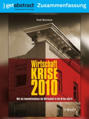 cover image of Wirtschaft Krise 2010 (Zusammenfassung)